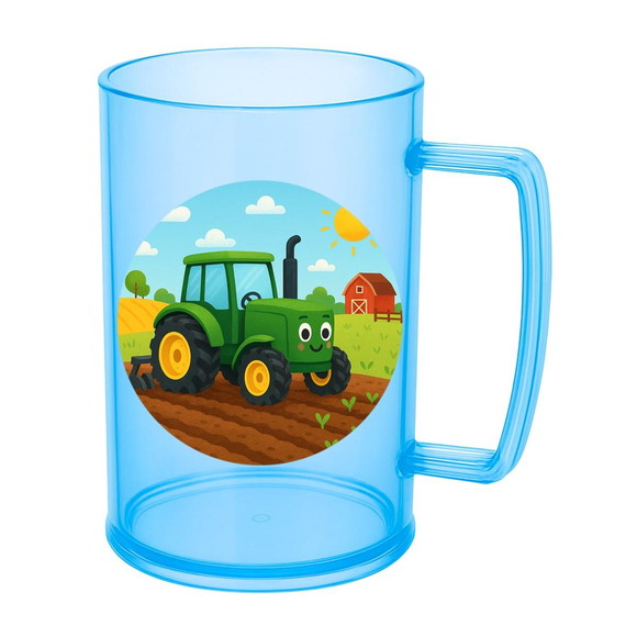Caneca de Chopp Infantil Personalizada Trator - Imagem 2