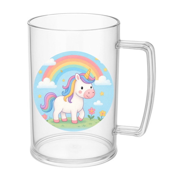 Caneca de Chopp Infantil Personalizada Unicórnio - Imagem 5