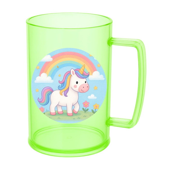 Caneca de Chopp Infantil Personalizada Unicórnio - Imagem 4