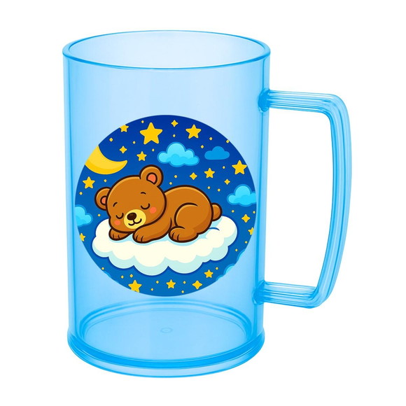 Caneca de Chopp Infantil Personalizada Ursinho Soninho - Imagem 2