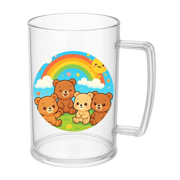 Caneca de Chopp Infantil Personalizada Ursinhos Baby - Imagem 5