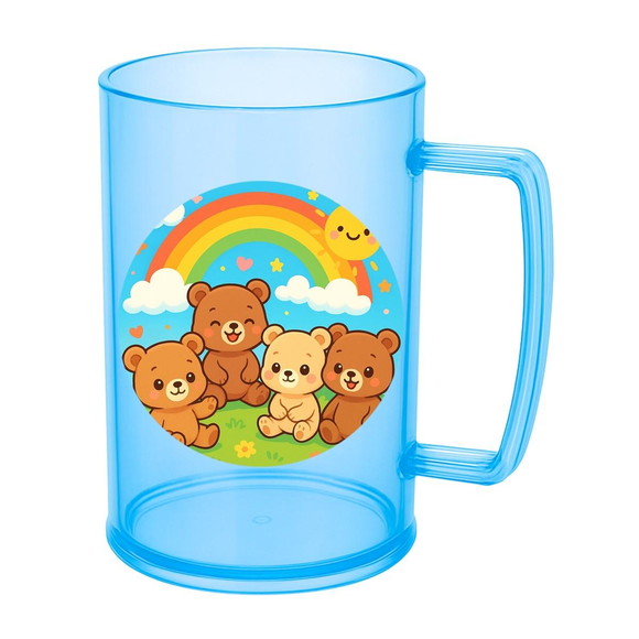 Caneca de Chopp Infantil Personalizada Ursinhos Baby - Imagem 2