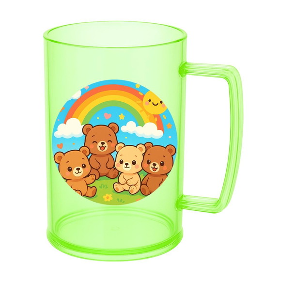 Caneca de Chopp Infantil Personalizada Ursinhos Baby - Imagem 4