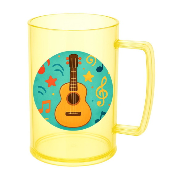 Caneca de Chopp Infantil Personalizada Violão