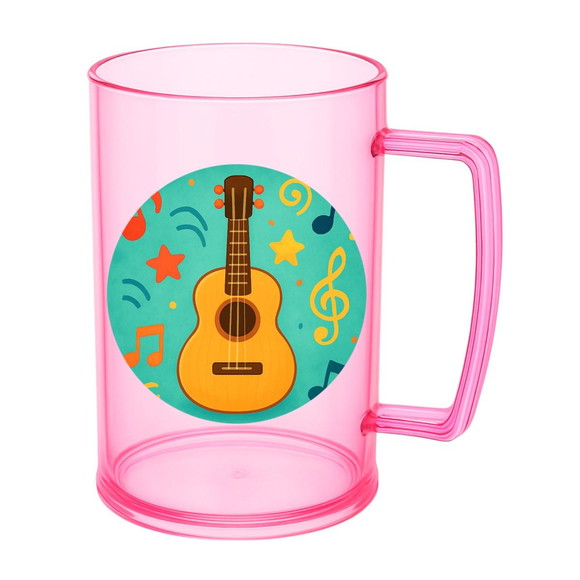 Caneca de Chopp Infantil Personalizada Violão - Imagem 3