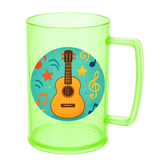 Caneca de Chopp Infantil Personalizada Violão - Imagem 4