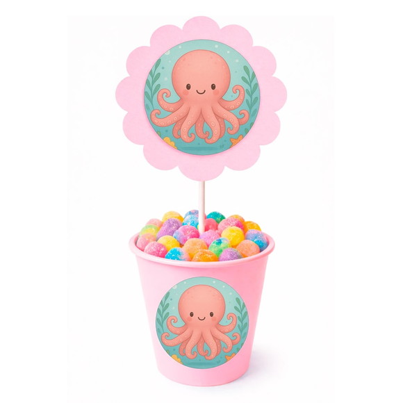 Centro de Mesa Flor Personalizado Polvo - Imagem 2