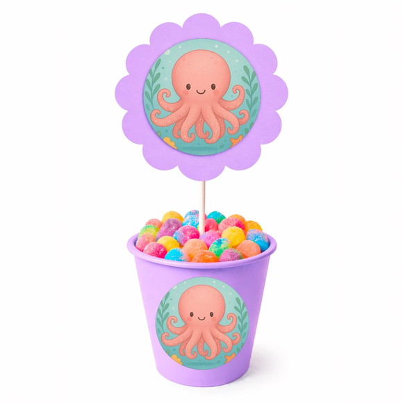 Centro de Mesa Flor Personalizado Polvo - Imagem 3