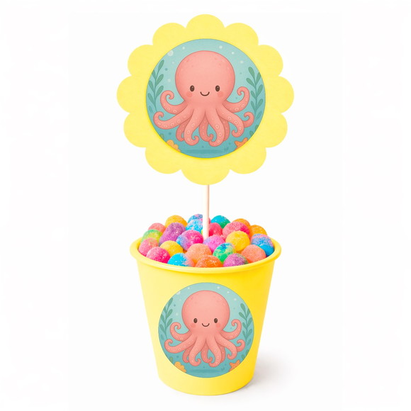 Centro de Mesa Flor Personalizado Polvo - Imagem 4