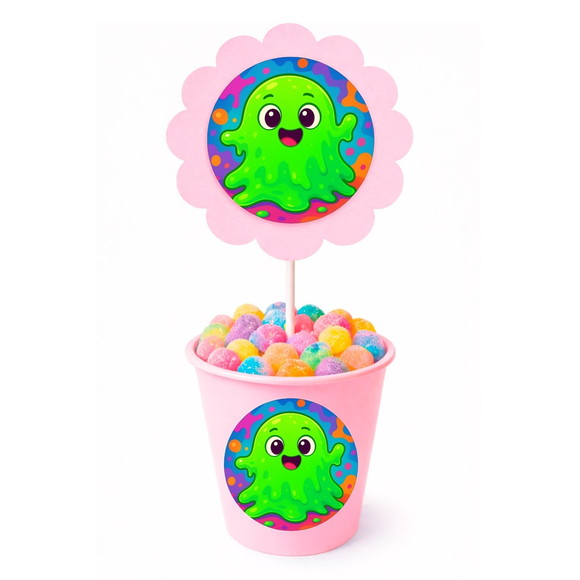 Centro de Mesa Flor Personalizado Slime - Imagem 2