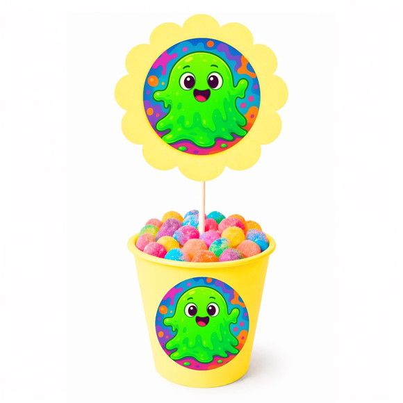 Centro de Mesa Flor Personalizado Slime - Imagem 4