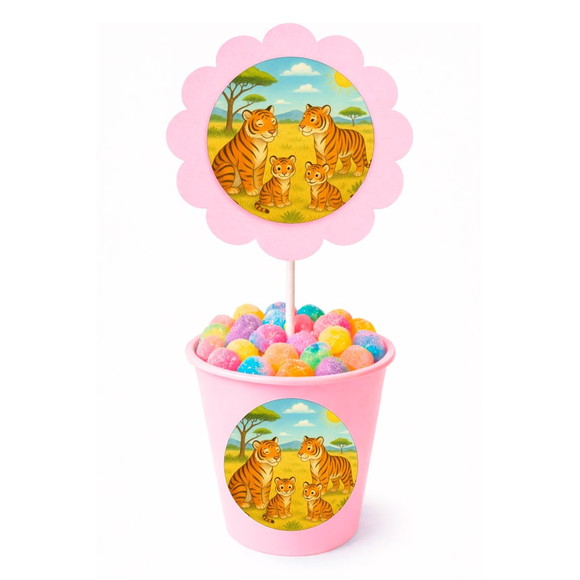 Centro de Mesa Flor Personalizado Tigres - Imagem 2