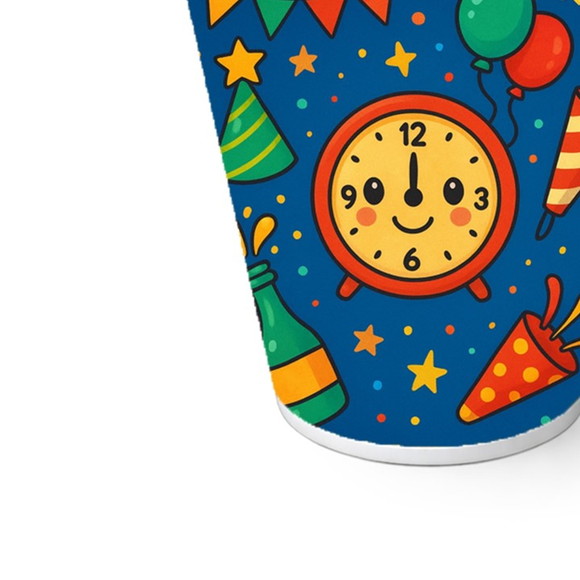 Copo de Papel Aniversário Festa Ano Novo - Imagem 5