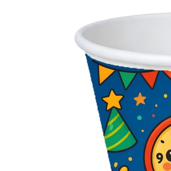 Copo de Papel Aniversário Festa Ano Novo - Imagem 4