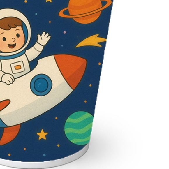 Copo de Papel Aniversário Festa Aventura Espacial - Imagem 2