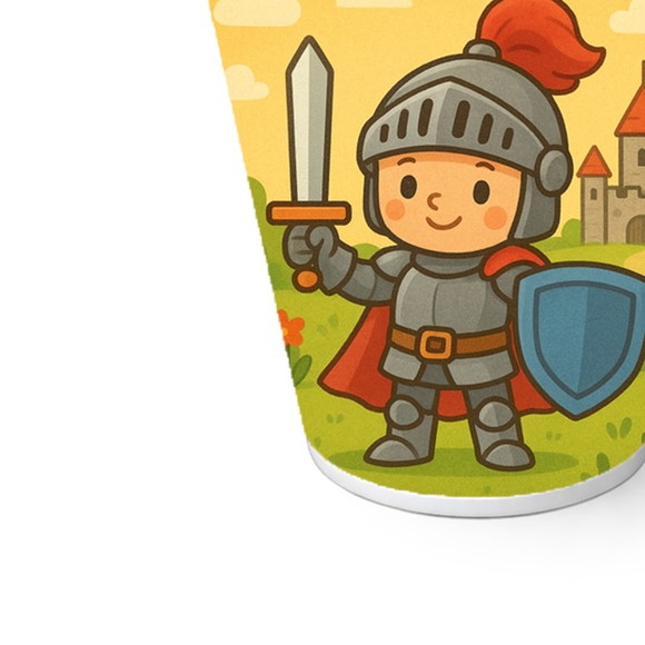 Copo de Papel Aniversário Festa Cavaleiro Medieval - Imagem 5
