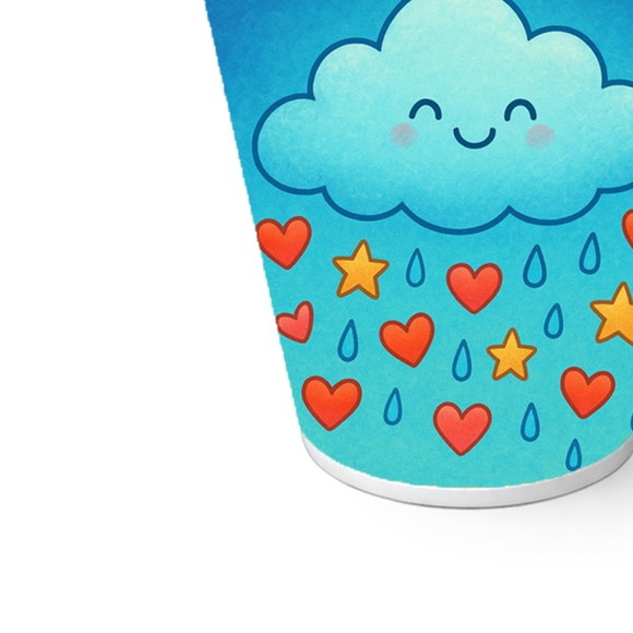 Copo de Papel Aniversário Festa Chuva de Bênçãos - Imagem 5