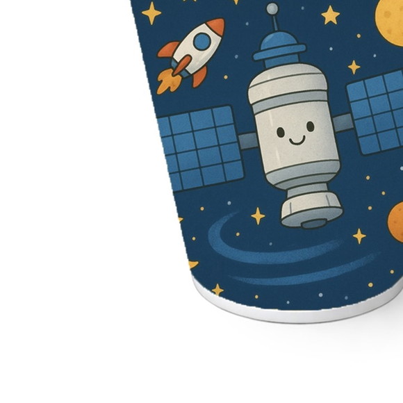 Copo de Papel Aniversário Festa Estação Espacial - Imagem 5