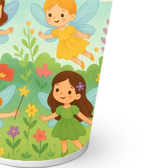 Copo de Papel Aniversário Festa Fadas - Imagem 2
