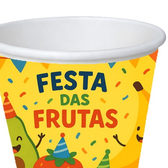 Copo de Papel Aniversário Festa Festa das Frutas - Imagem 3