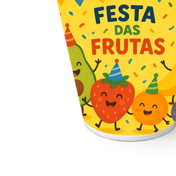 Copo de Papel Aniversário Festa Festa das Frutas - Imagem 5