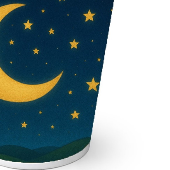 Copo de Papel Aniversário Festa Lua e Estrelas - Imagem 2