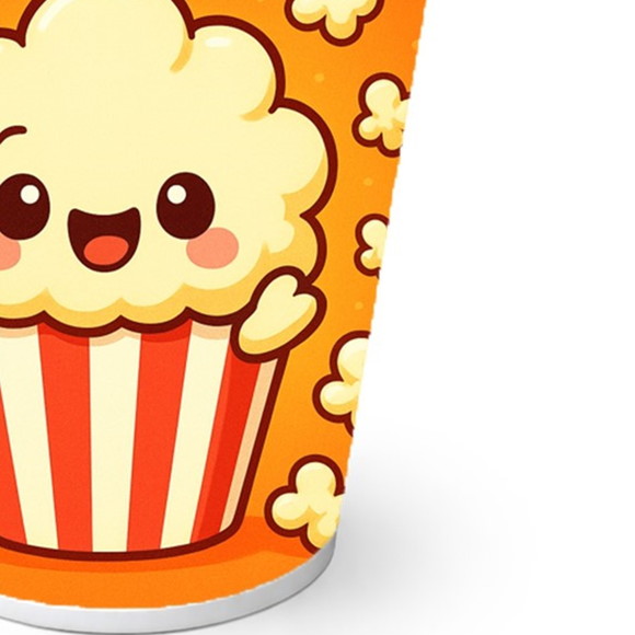 Copo de Papel Aniversário Festa Pipoca - Imagem 2