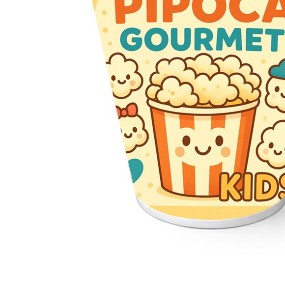 Copo de Papel Aniversário Festa Pipoca Gourmet Kids - Imagem 5