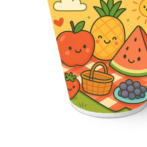 Copo de Papel Aniversário Festa Piquenique das Frutas - Imagem 5