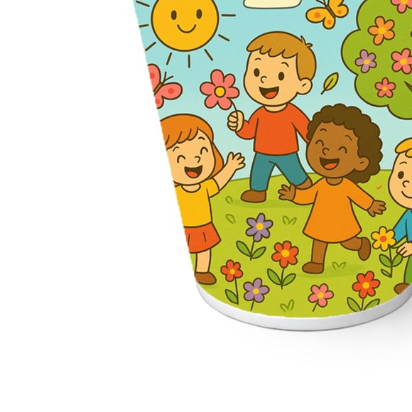 Copo de Papel Aniversário Festa Primavera Divertida - Imagem 5