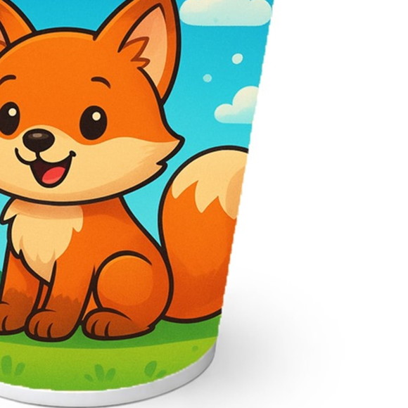 Copo de Papel Aniversário Festa Raposinha - Imagem 2