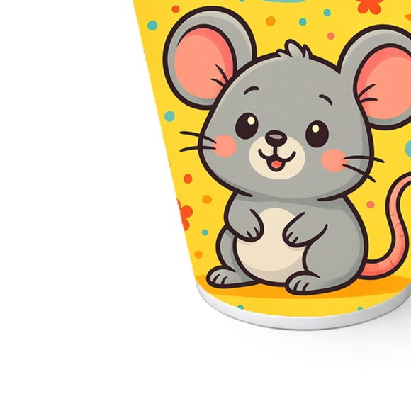 Copo de Papel Aniversário Festa Ratinho Fofo - Imagem 5