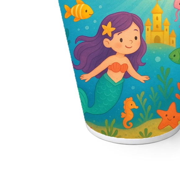 Copo de Papel Aniversário Festa Reino Subaquático - Imagem 5