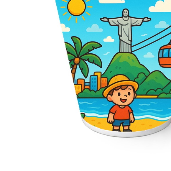 Copo de Papel Aniversário Festa Rio de Janeiro - Imagem 5