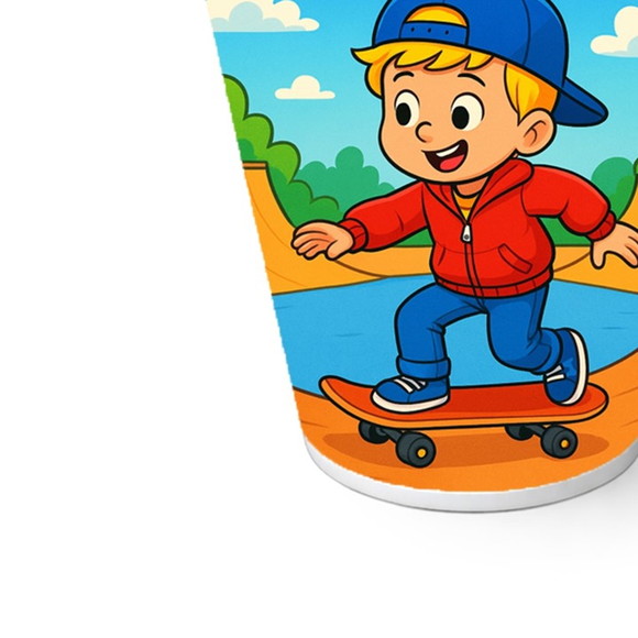Copo de Papel Aniversário Festa Skate Kids - Imagem 5