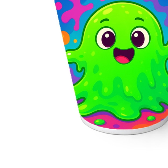 Copo de Papel Aniversário Festa Slime - Imagem 5