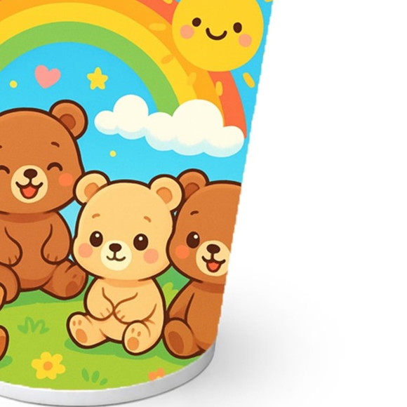 Copo de Papel Aniversário Festa Ursinhos Baby - Imagem 2