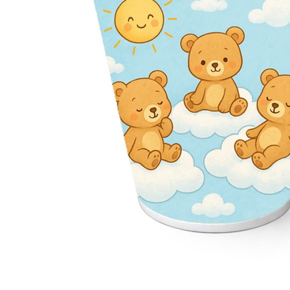 Copo de Papel Aniversário Festa Ursinhos na Nuvem - Imagem 5