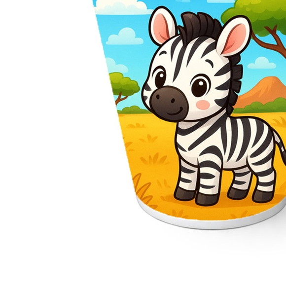Copo de Papel Aniversário Festa Zebra Baby - Imagem 5