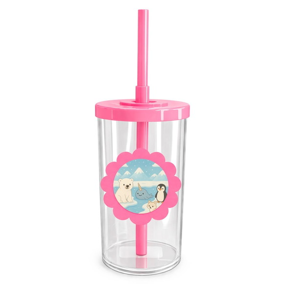 Copo Short Drink Flor Personalizado Animais do Ártico