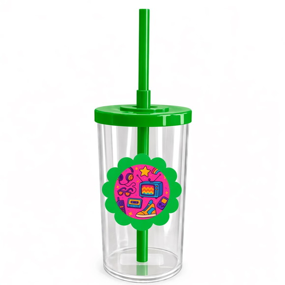 Copo Short Drink Flor Personalizado Anos 80 - Imagem 4