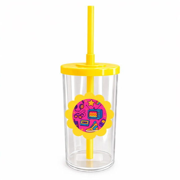 Copo Short Drink Flor Personalizado Anos 80 - Imagem 5