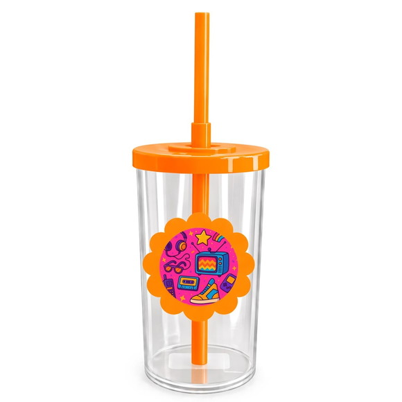 Copo Short Drink Flor Personalizado Anos 80 - Imagem 3