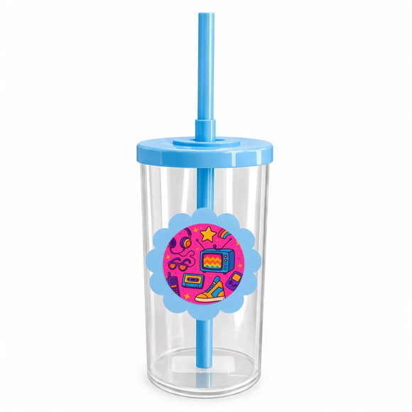 Copo Short Drink Flor Personalizado Anos 80 - Imagem 2