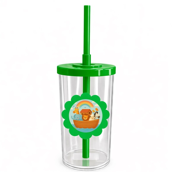 Copo Short Drink Flor Personalizado Arca de Noé - Imagem 4