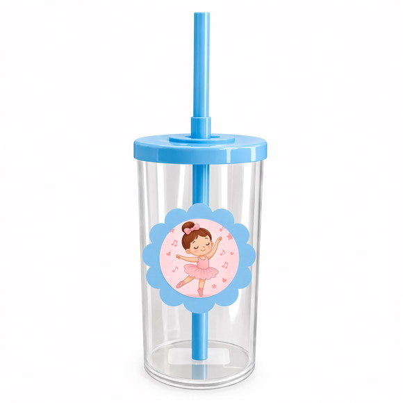 Copo Short Drink Flor Personalizado Bailarina - Imagem 2