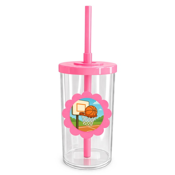 Copo Short Drink Flor Personalizado Basquete