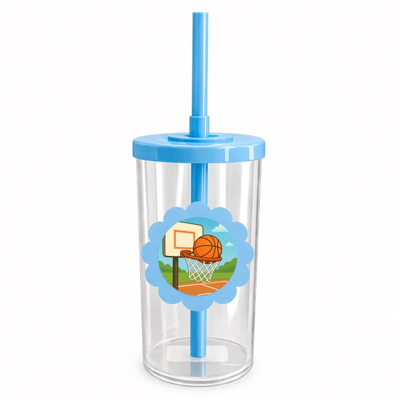 Copo Short Drink Flor Personalizado Basquete - Imagem 2