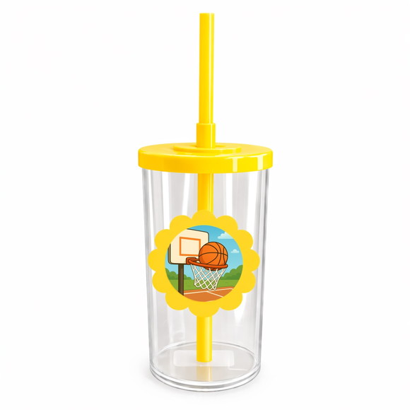 Copo Short Drink Flor Personalizado Basquete - Imagem 5