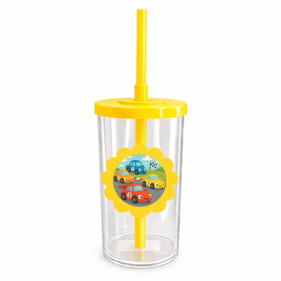 Copo Short Drink Flor Personalizado Carros de Corridas - Imagem 5